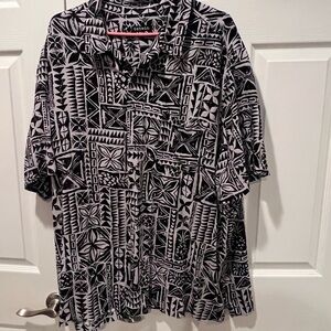 George Monochrome Abstract Shirt